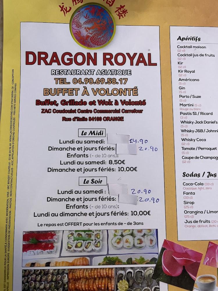 Dragon royal - Menu Image 1