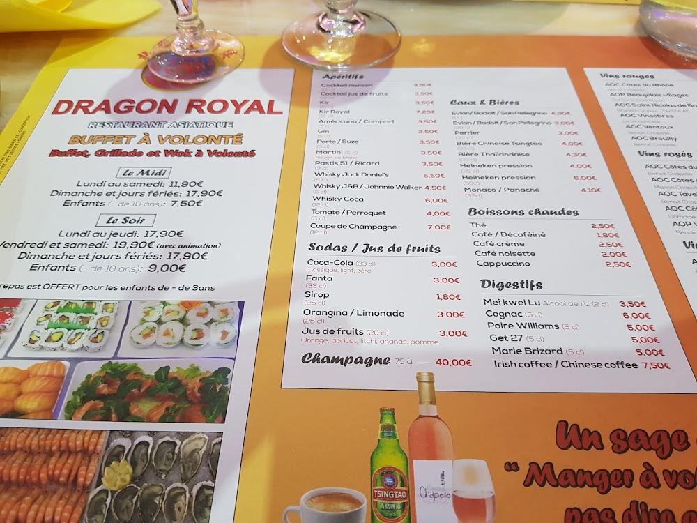 Dragon royal - Menu Image 2